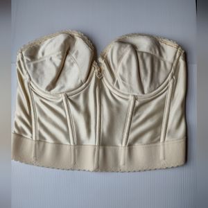 Vintage strapless bustier 38C
